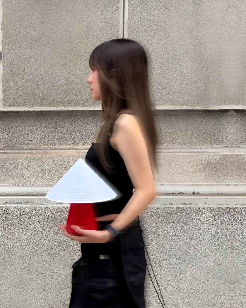 Asa Studio NOLA lamp carried through the city